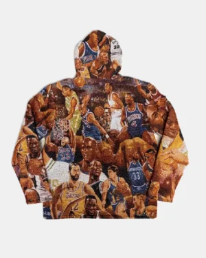 “90s LEGENDS” Tapestry Woven Hoodie