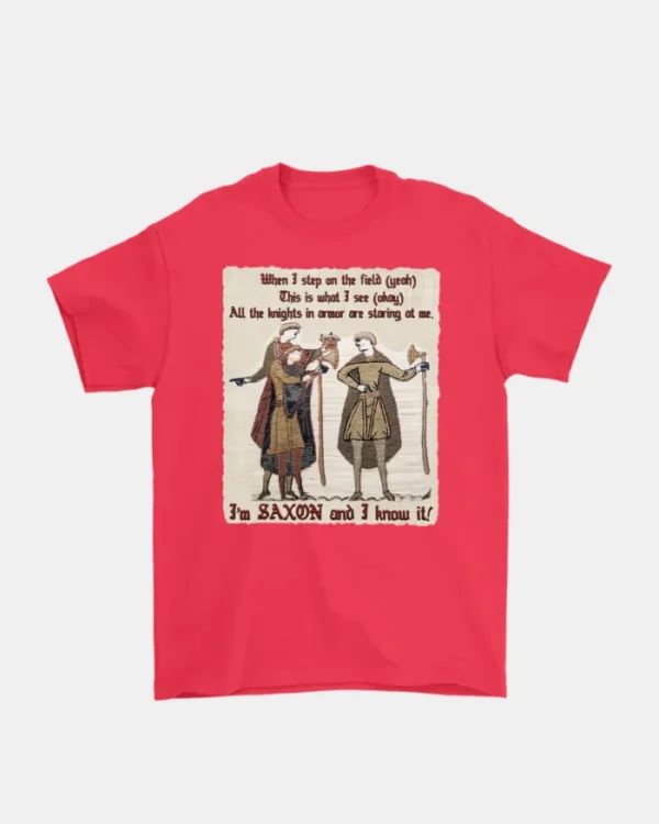 Bayeux Tapestry Red T-shirt