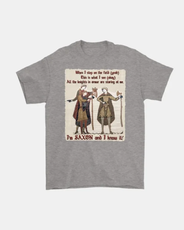 Bayeux Tapestry Grey T-shirt