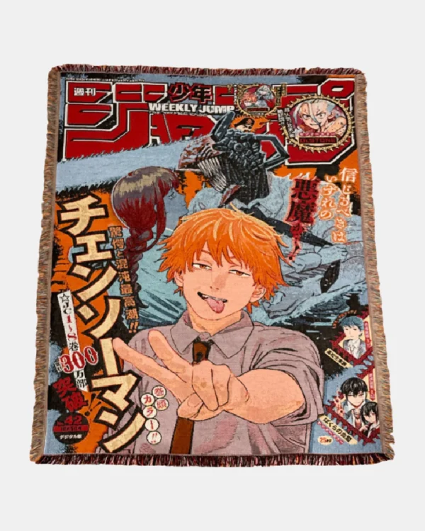 CHAINSAW MAG TAPESTRY BLANKET