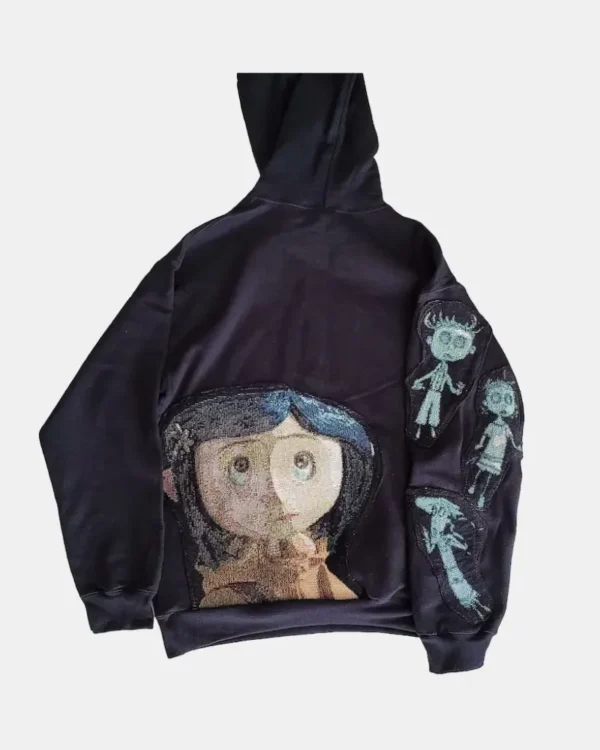 Handmade Tapestry Hoodie Coraline