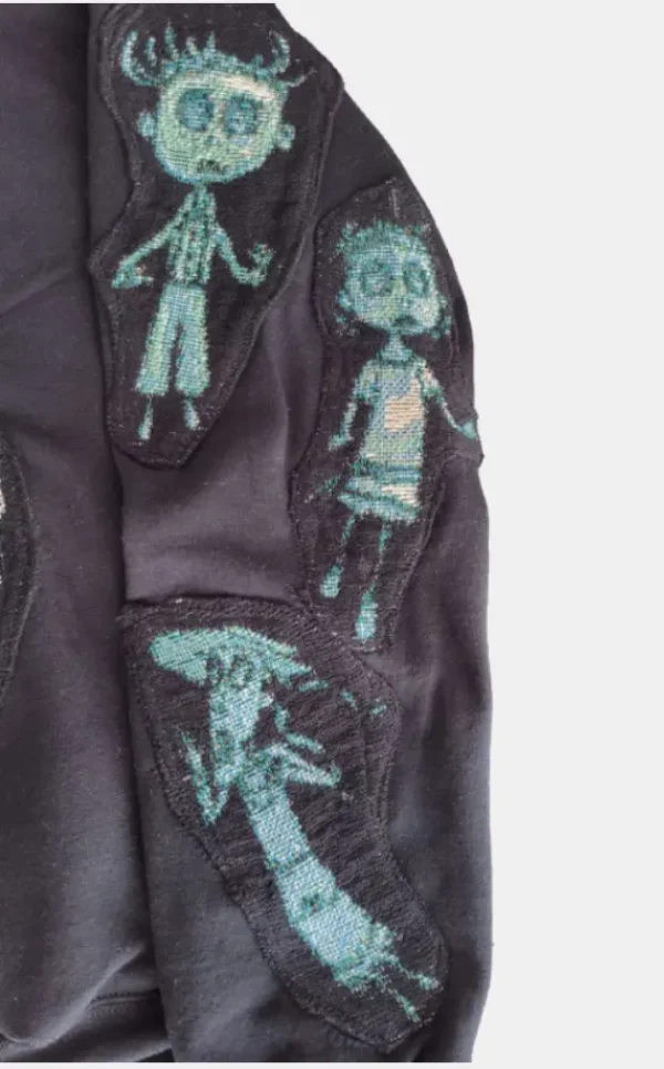 Handmade Tapestry Hoodie Coraline