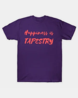 Happiness is Tapestry Purple T-Shirt