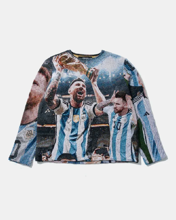 Messi Argentina Tapestry Sweater