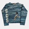 SZA SOS WOVEN TAPESTRY SWEATER