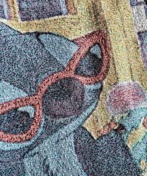 Tapestry Hoodie Handmade Throwback Cartoon