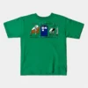 Tardis Bayeux Tapestry Doctor Who Kids green T-Shirt